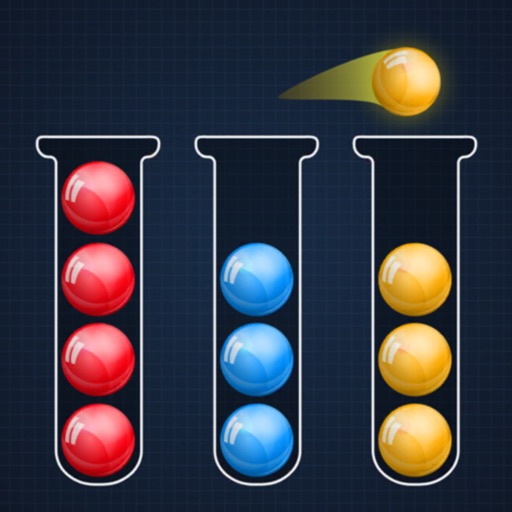 لعبة Ball Sort & Puzzle Bottle Fill لترتيب الكرات الملونة